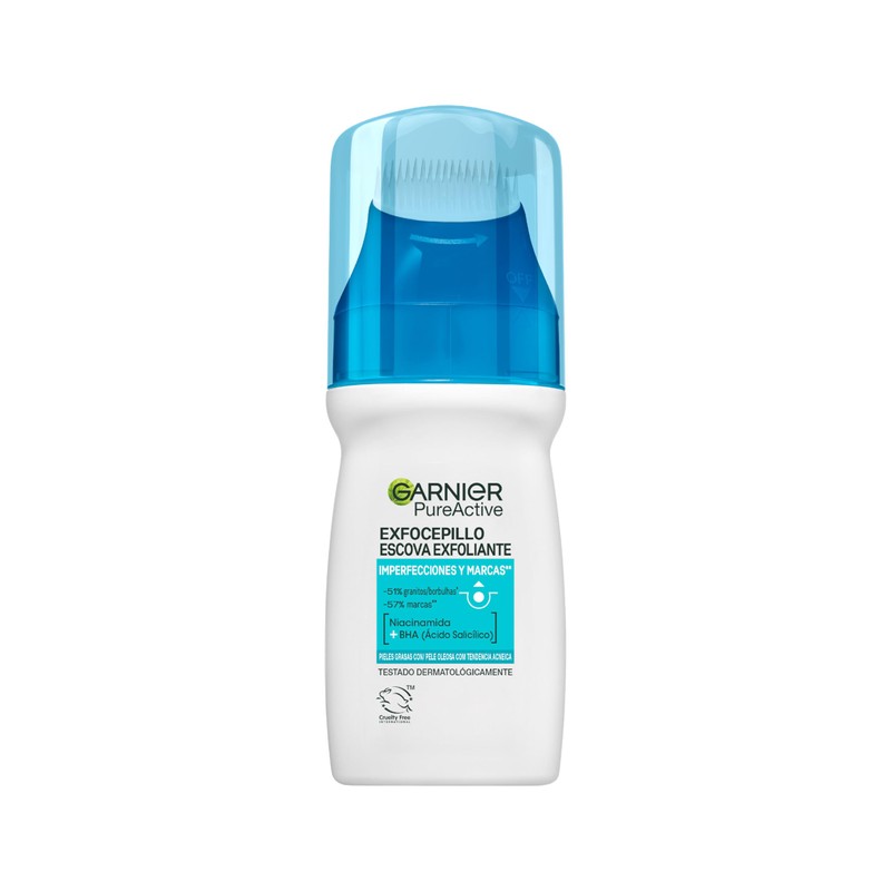 Garnier Skin Naturals Face Gel Exfocepillo Pureactive, 150 Ml