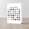 CafePress Color Analysis Card Soft Summer Folded Greeting Card Glossy