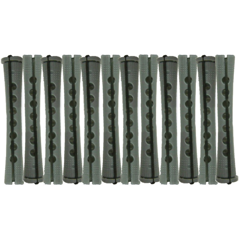 Dream World 3/8" Cold Wave Rods Long Grey 12 Pcs