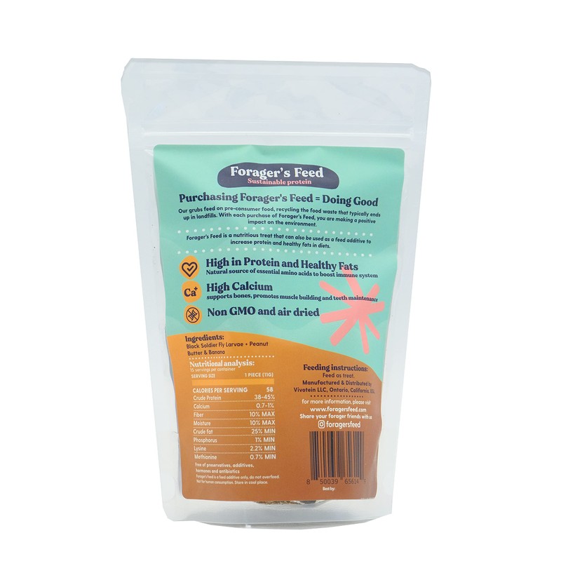 Foragers Feed Sustainable Insect Protein Dog Treat for Canine Health,