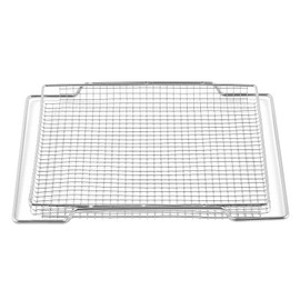 Allstare BOV900BSS Air Fryer Basket Replacement for Breville Smart Oven Parts 304 Stainless Steel Air Fryer Tray BOV900 BOV950 Joule Oven Breville Toaster Oven Mesh Basket Baking Pan 1 Pcs