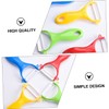 Alipis 10pcs Set of Ceramic Peelers Ideal for Vegetables Fruits