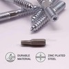 SKIR'CO (15 pcs) Hanger Bolts M10 x 60 mm, Double