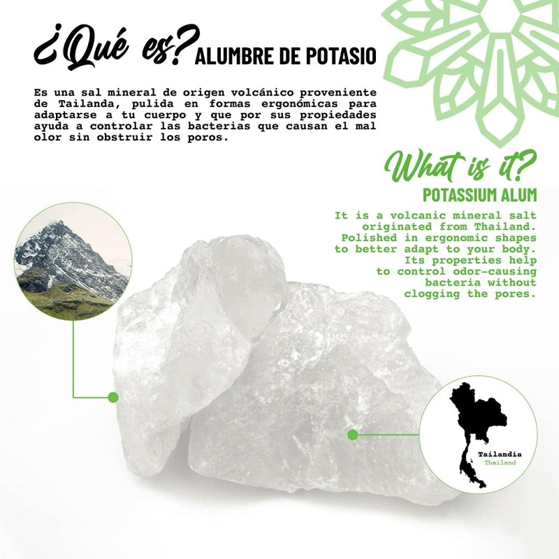 Desodorante Piedra Natural Aloe Vera 100g Sin Color unidad