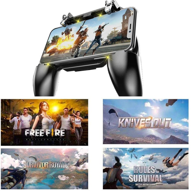 COOBILE Mobile Game Controller for PUBG Mobile Controller L1R1 Mobile