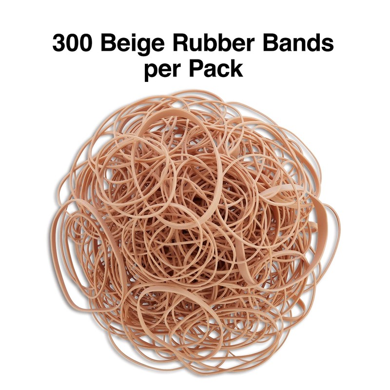 Staples 646094 Economy Rubber Bands Size #54 Assorted 1/4 Lb.