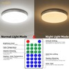2 Pack 13 Inch Round LED Flush Mount Ceiling Light