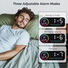 Vinabo Digital Alarm Clock with 7 Color Night Light, 4