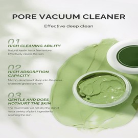 Grospe Facial Mud Mask with Aloe Vera, Deep Cleansing, Hydrating and Relaxing Clay Moisturizing Facial Mask