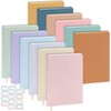 QOUBAI Jumbo Stretchable Book Covers 12PCS Reusable Fabric Book Covers
