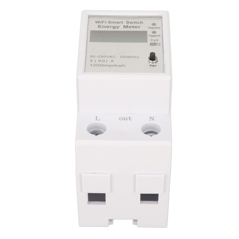 WiFi Electricity Meter LCD Display Watt Hour Meter APP Control