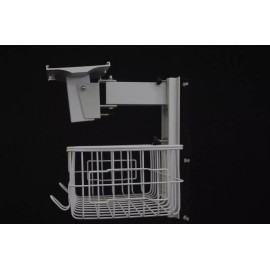 EASTSHORE COMPACT WALL MOUNT FOR Dinamap Pro 400, CHOICE OF BASKET CHANNEL LENGTH - WITH BASKET, STANDARD 12 INCH