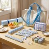 Sanwuta 3 Pcs Large Capacity American Mahjong Set Organizer and