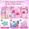 JoyCat Reusable Dress-Up Sticker Books, 3-Pack, Princess Mermaid Fashion