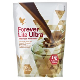 Forever Living - Lite Ultra Chocolate Protein Shake Mix with Aminotein, Low Carb Drink for Lean Muscle Mass, 13.2 oz