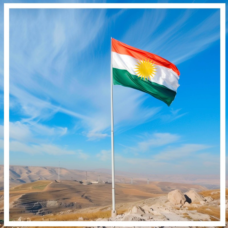 PHENO FLAGS Kurdistan Flag 90 x 150 cm - Weatherproof