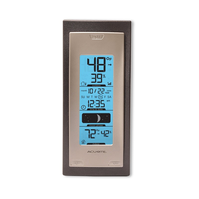 AcuRite 00592A4 Wireless Indoor/Outdoor Thermometer with Humidity Sensor
