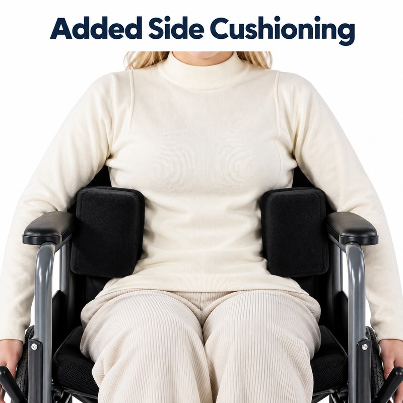 Wheelchair Side Support Pad – Foam Wedge for Added Seating