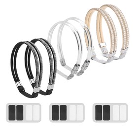 Adorila Heel Straps for High Heels, Installation-Free and Removable Elastic High-Heeled Shoe Straps, High Heels Replacement Straps Anti-Loosening Tape, Multicolor