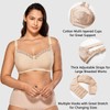 Gratlin Women's Cotton Breastfeeding Bra Large Sizes Without Underwire Full