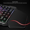 One Handed Gaming Keyboard 35 Keys Portable Gaming Keypad Backlight