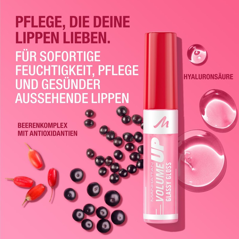 Manhattan Volume Up Glassy Gloss High Gloss Lip Gloss with