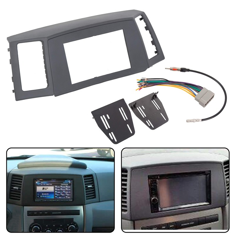 7BLACKSMITHS Double Din Radio Dash Compatible with 2005-2007 Jeep Grand