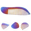 WOONEKY Portable Static Hairdressing Comb Lightweight Titanium Alloy Styling Comb