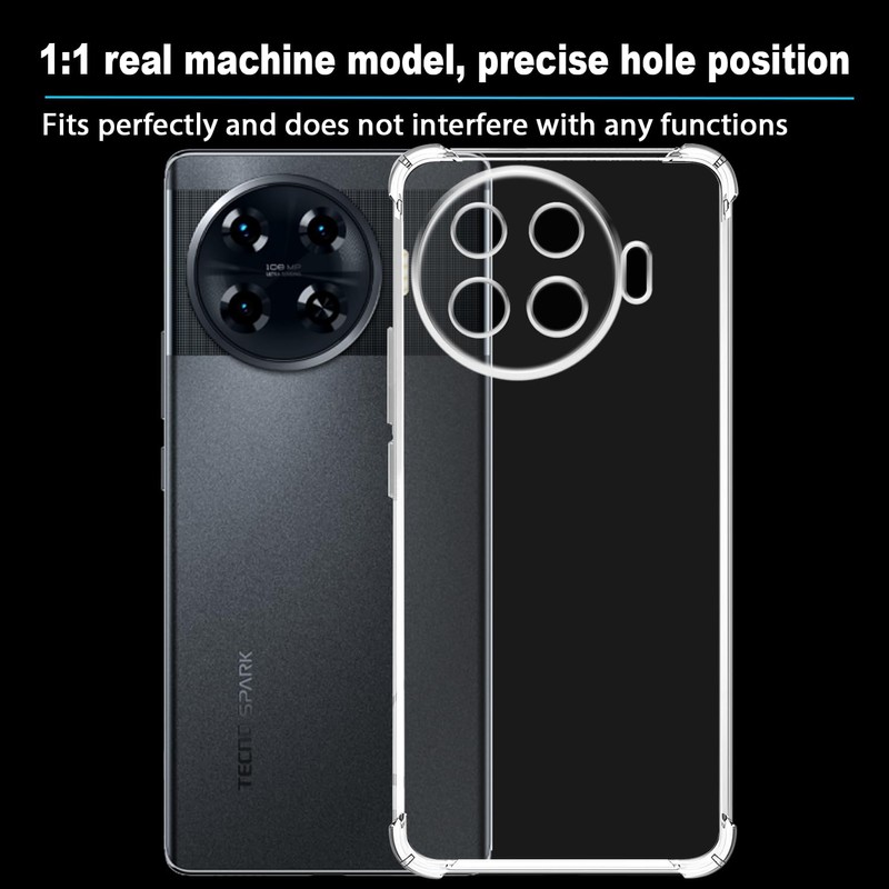 USTIYA Funda para Tecno Spark 20 Pro+ Pro Plus Case