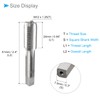 CoCud Hand Threading Taps, M12 x 1.25 Thread, Metric Alloy