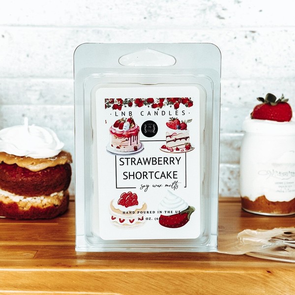 3 PACK Strawberry Shortcake Scent Made In USA Fragrance Wax