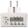 revolt Digital Timer Sockets: Set of 2 Compact Digital Timer