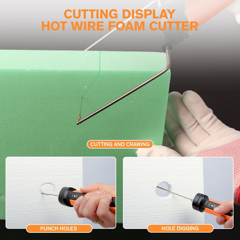 RONGTER 4 in 1 Hot Wire Electric Foam Cutter Kit,