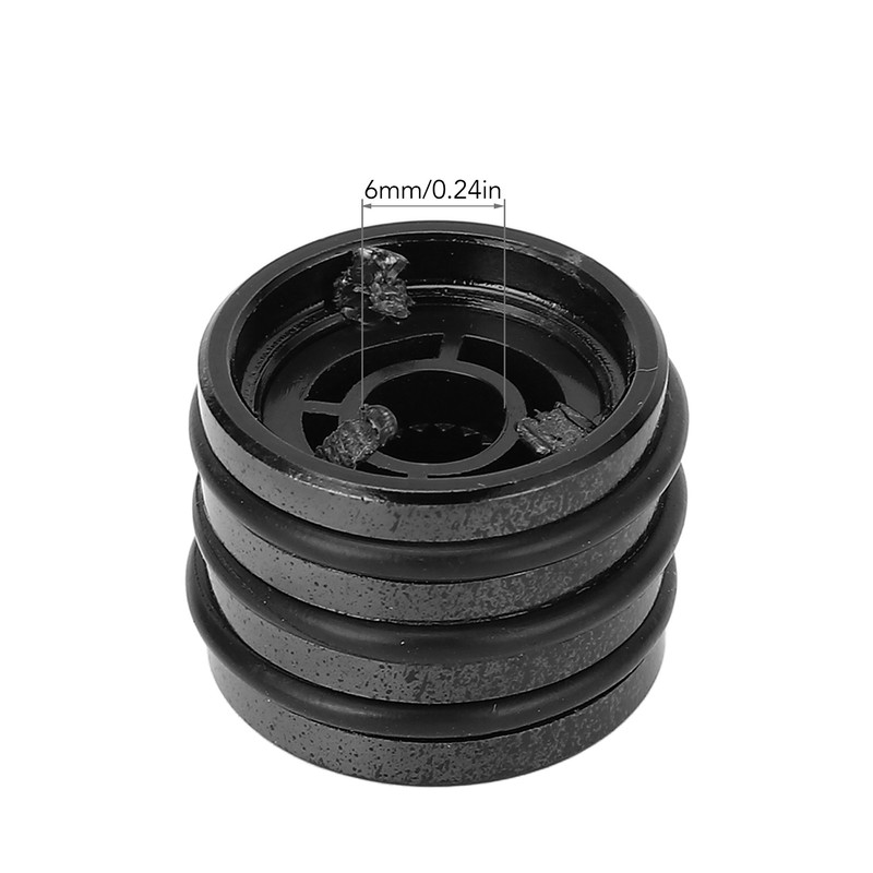 3pcs O Ring Guitar Knob Anti Slip Grip Metal Electric