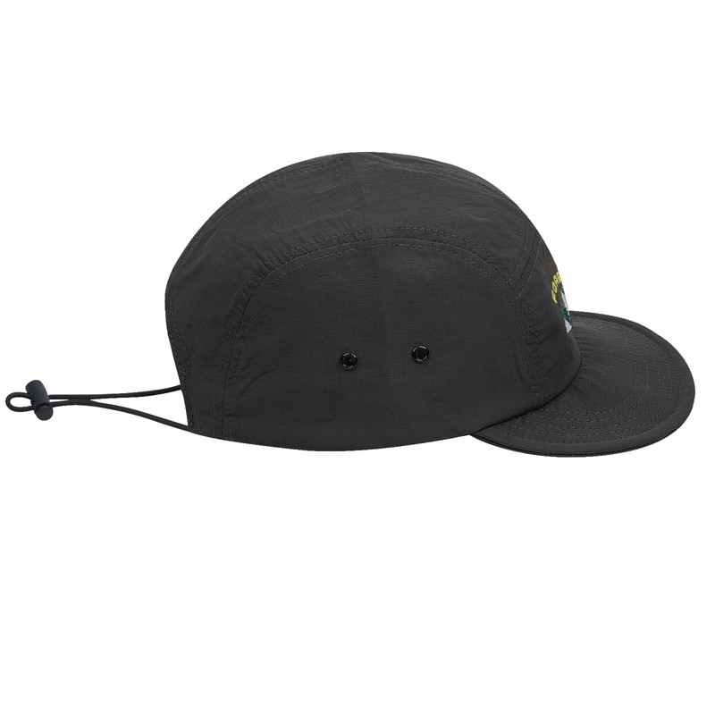 Clakllie Caps Short Brim Nylon 5 Panel Cap Flat Brim