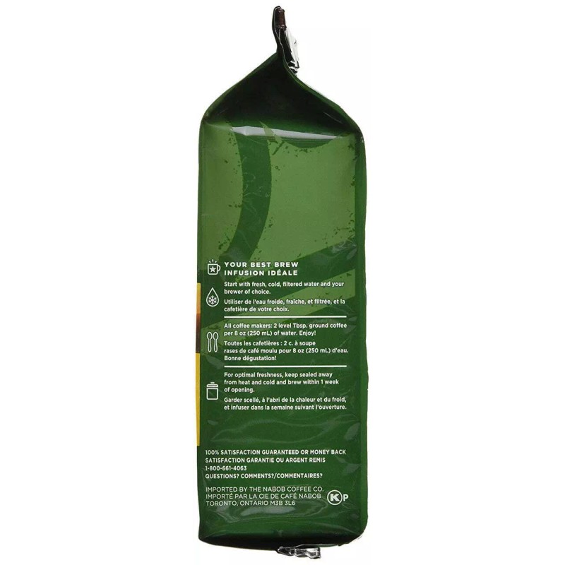 Kraft Foods Nabob Ground Coffee, Breakfast Medium Roast, 300g/10.6oz, {Imported