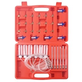 6 Cylinder Diesel Injector Flow Meter Diagnostic Set, Cylinder Common Rail Adaptor Test Tool Leak Off Test Kit