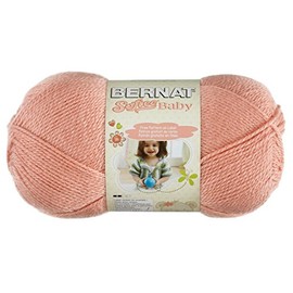 Bernat Softee - Paquete de 3 hilos para bebé, incluye 3 patrones DK Light Worsted (melocotón suave)
