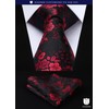 HISDERN TA5-01S Business Necktie, Square Set, 5 Pieces, Stylish, Gift
