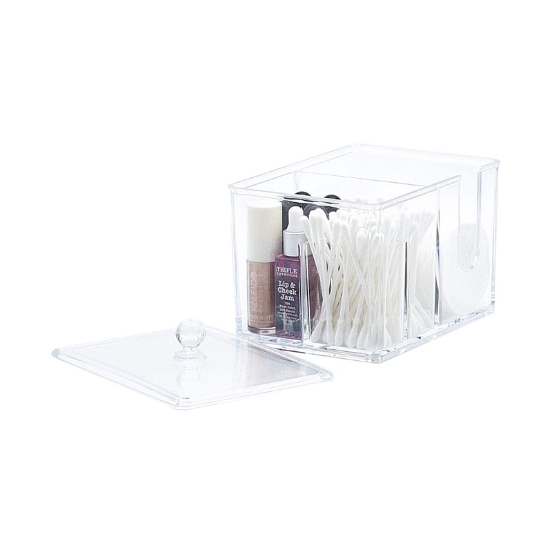 Masters & Burrell Makeup Organiser Cotton Pads Holder Cosmetics Makeup