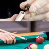 20 Pcs Pool Cue Tips Hard Leather Screw-on Tips,Screw on