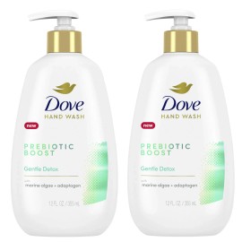 Dove 2 Pack Dove Prebiotic Hand Wash - Marine Algae & Adaptogens, 12oz Bottles NEW