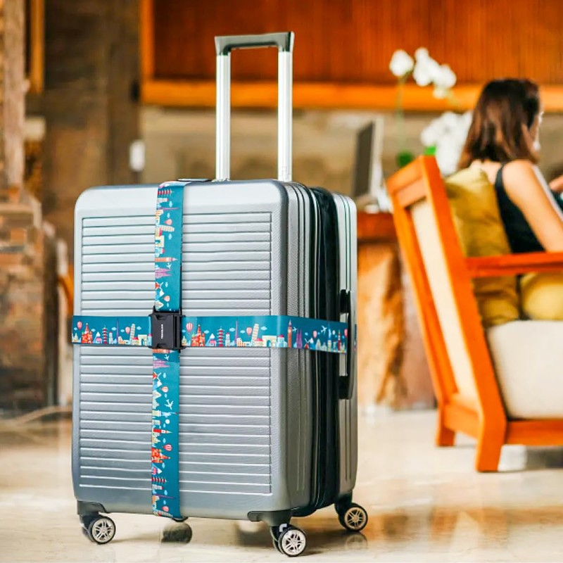 Adjustable Travel Luggage Strap Suitcase Belt Travel Bag Accessories 1.96