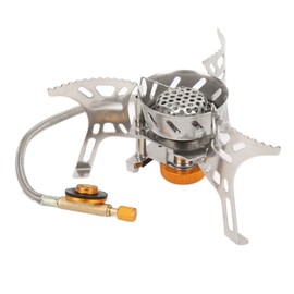 Backpacking Stove Windproof Nonslip Strong Durable Convenient Adjustable Camping Gas Stove