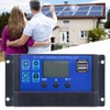 Solar Panel Controller LCD Display Battery Charge Control Dual USB