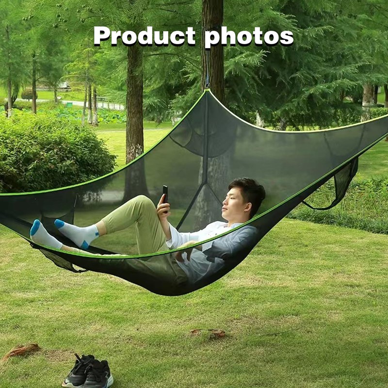 Triangle Hammock,13ft Triangle Camping Hammock, with 3 Ratchet Tie Down