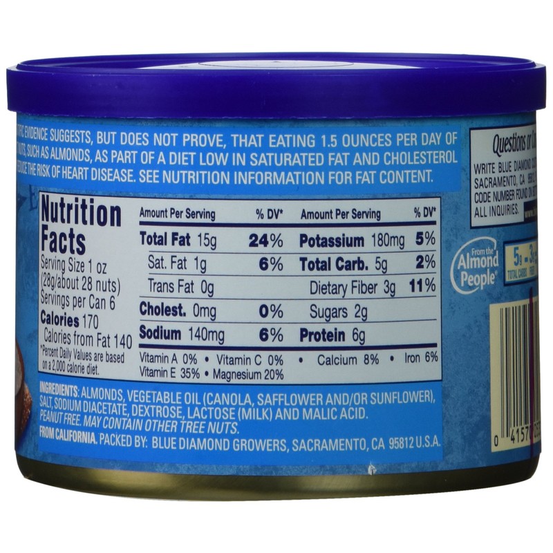 Blue Diamond Almonds Salt N Vinegar, 3 Pack