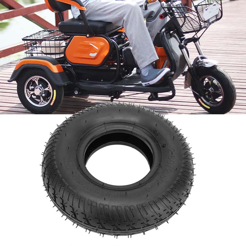 2.80/2.50-4 Mobility Scooter Wheel Pneumatic Tyre Electric Wheelchair Tires Replacement