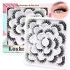 Losha Lashes Wispy False Eyelashes Natural Look Fluffy Eye Lashes