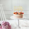 Bekaterea - Decoración para tartas de cumpleaños 13, acrílico dorado